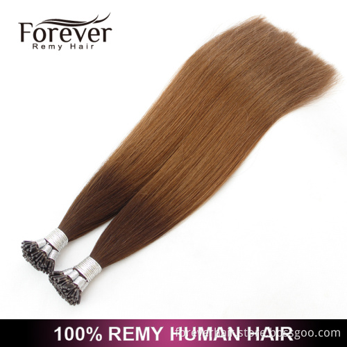 Forever high quality Full cutical cheap 100 Brazilian remy human ombre 26 inch i-tip hair extensions